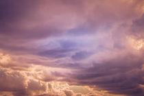Sonnenuntergang - Wolken von Peter Eggermann