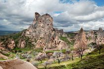 Residential area of Ancient Cappadocia. Central Turkey von Yuri Hope