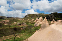 Residential area of Ancient Cappadocia. Mansions. Central Turkey von Yuri Hope