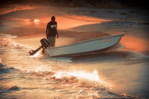 Fisherman on Sunset Coast by cinema4design