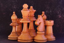 antike Schachfiguren von Gisela Peter