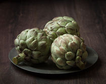 Still Life with Artichokes by Dave Milnes