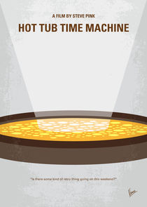 No612 My Hot Tub Time Machine minimal movie poster von chungkong