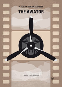 No618 My The Aviator minimal movie poster by chungkong