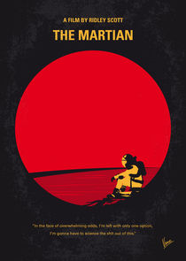 No620 My The Martian minimal movie poster von chungkong