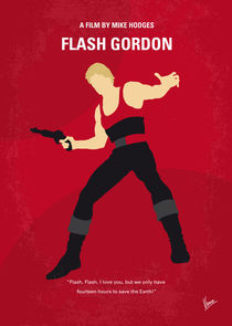 No632 My Flash Gordon minimal movie poster