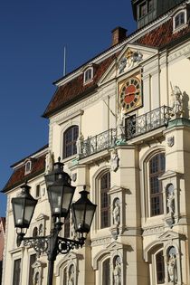 Detailansicht vom Lüneburger Rathaus by Anja  Bagunk