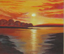 Sonnenuntergang am Meer von markgraefe