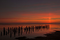 Sonnenuntergan im Wattenmeer by hpengler