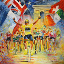 The Winner Of The Tour De France von Miki de Goodaboom