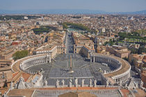Das Zentrum der katholischen Kirche - Blick über den Vatikan by cfederle