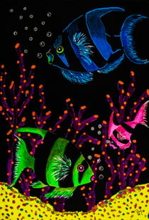 Ultra Violet Aquarium by Dawn Siegler