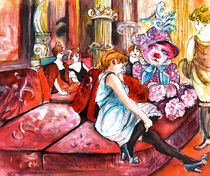  Bearnadette In The Salon Rue Des Moulins In Paris by Miki de Goodaboom