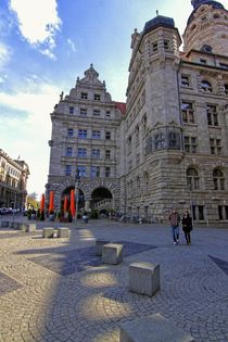 Leipzig, Burgplatz by langefoto