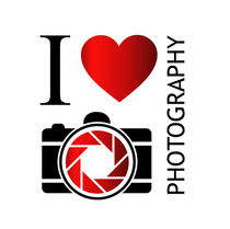 I love photography- with camera and red heart von Shawlin I