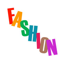 Word fashion in colorful letters  von Shawlin I