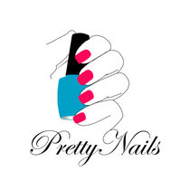 Pretty nails with a nail polish by Shawlin I
