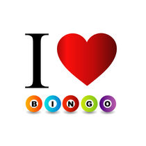 I love bingo with colorful bingo balls von Shawlin I