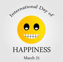 International Day of Happiness- Commemorative Day  von Shawlin I
