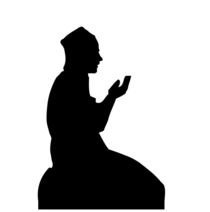 Muslim praying man  von Shawlin I