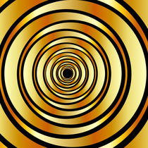      High tech metallic ring background- optical illusion  von Shawlin I