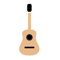 Acoustic guitar is simple colors von Shawlin I