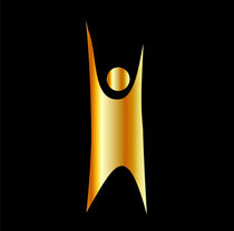 Golden symbol of Humanism  by Shawlin I