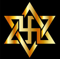 The Raelians symbol in gold  von Shawlin I