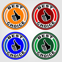 Best choice colorful symbols  von Shawlin I