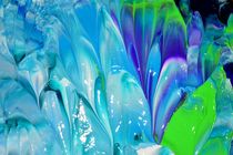 blue ice crystal von lura-art