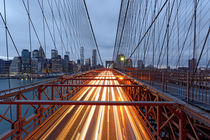Brooklyn Bridge Am Abend by Borg Enders