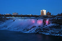 Niagara Fälle am Abend by Borg Enders