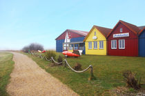 Bunte Häuser - Seezeichenhafen Wittdün von AD DESIGN Photo + PhotoArt