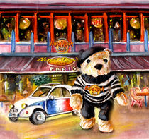 Hard Rock Cafe Teddy Bear from Paris von Miki de Goodaboom