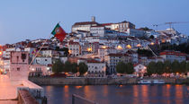 Coimbra : Altstadt mit Universität und Fluss Mondego by Torsten Krüger