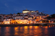 Coimbra : Altstadt mit Universität und Fluss Mondego von Torsten Krüger