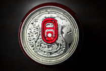 Aluminum red soda can by oleksandr-malovichko