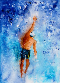 The Art Of Backstroke Swimming von Miki de Goodaboom