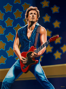 Bruce Springsteen The Boss Painting by Paul Meijering