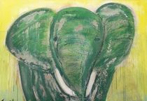 Grüner Elefant von Uschi Stoffels
