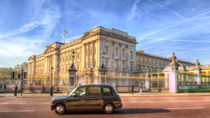 London Taxi And Buckingham Palace  by David Pyatt