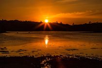 Sunset over Loch Shieldaig Gairloch von Les Mitchell