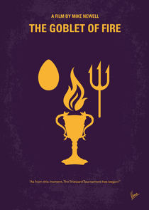 No101-4 My HP - GOBLET OF FIRE minimal movie poster by chungkong