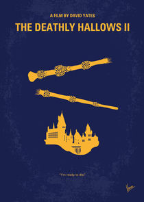 No101-8 My HP - DEATHLY HALLOWS II minimal movie poster by chungkong
