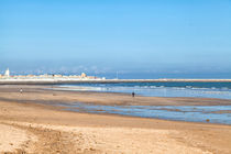 Strand an der Küste des Atlantiks bei El Jadida in Marokko von Gina Koch