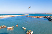 Blick über den Atlantik in El Jadida in Marokko by Gina Koch
