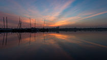 Sonnenaufgang am Bootsanleger by denicolofotografie