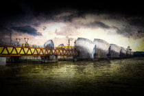 The Thames Barrier London Art by David Pyatt