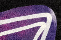 Detail of a graffiti as wallpaper, texture von Christian Zirsky