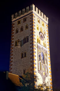 medieval gate tower in Landsberg am Lech, Bavaria by Christian Zirsky
